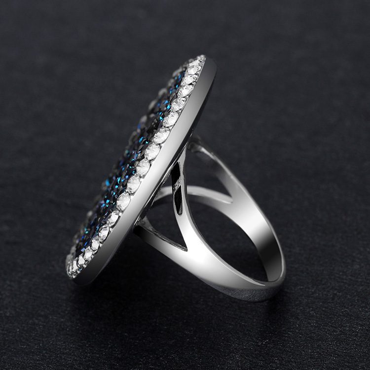Sapphire Burst Swarovski Rings