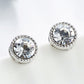 Rhodium Plated Swarovski Earrings
