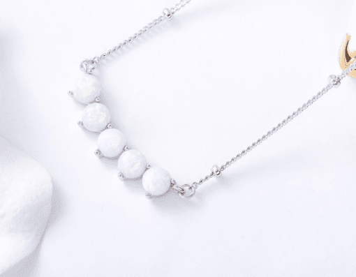 Opal Pendulum Necklace