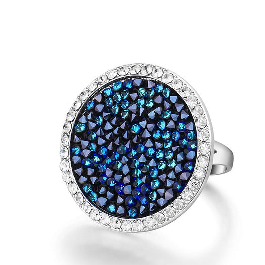 Sapphire Burst Swarovski Rings