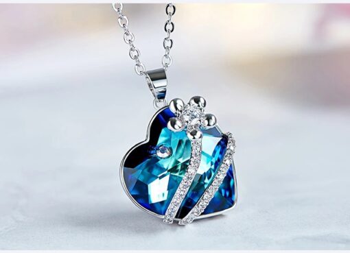 Azure Swarovski Charm