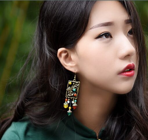 Iron Painting Earrings
