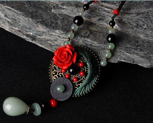 Red Rose Necklace