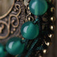 Circular Jade And Lime Earrings