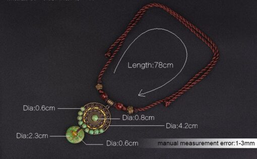 Green Earth Beads Necklace