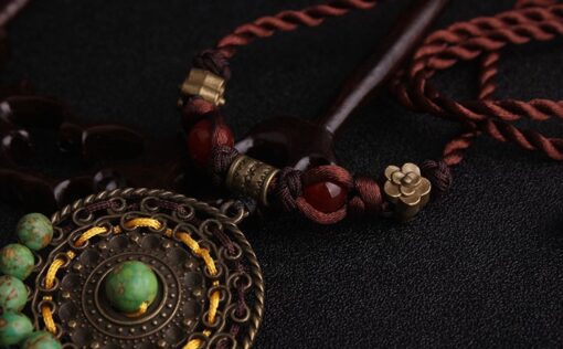 Green Earth Beads Necklace