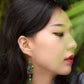 Peacock Curve Earrings