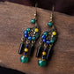 Peacock Curve Earrings