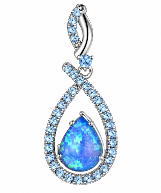 Sodalite Teardrop Necklace