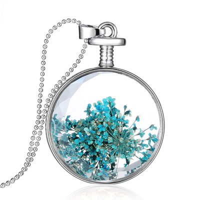 Turquoise Unfurled Oval Charm