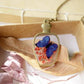 Peony and Butterfly Charm