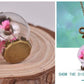 Loving Pink Globe Charm