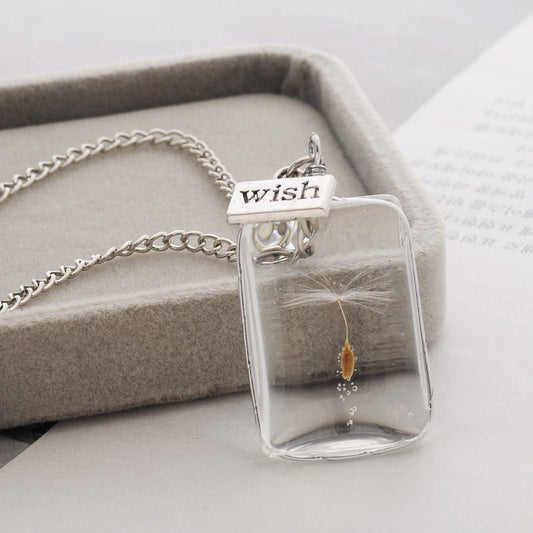 Dandelion Wish Necklace