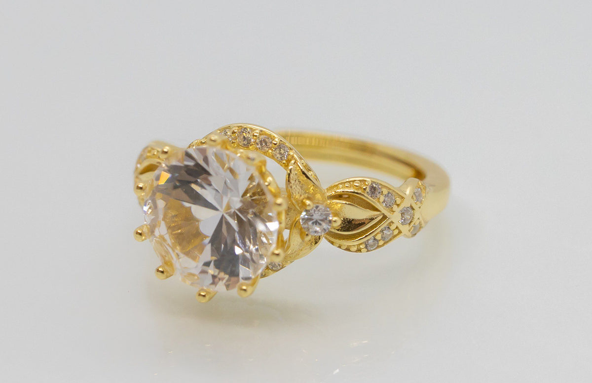 Gold Sleeping Beauty Ring