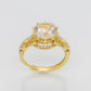 Gold Sleeping Beauty Ring