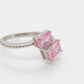 Crystal Pink Spinal Ring