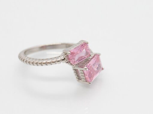 Crystal Pink Spinal Ring